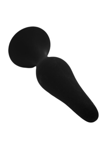 Анальная пробка для новичков конусная с плавным расширением до 3 см с присоской силиконовая Размер L China (323159898)