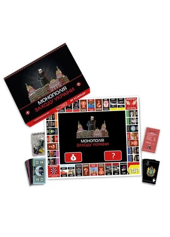 Настольная игра Монополия Запада Украины Разноцветный (SR-113-N-1096) PLAYROOM (401827149)