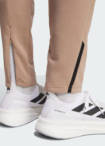 Коричневые спортивные демисезонные брюки adidas