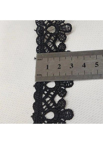(1 м) Мереживо макраме Sindtex 3см (13M) колір - чорний (M729-24-039) Plus-plus (352746162)