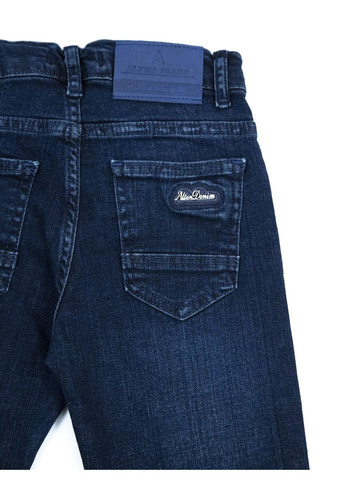 Темно-синие демисезонные прямые джинсы для мальчика темно-синие прямые Altun