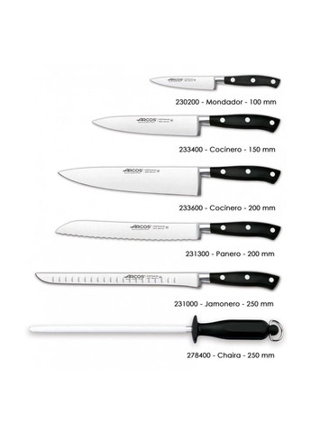 Набор ножей серия "Riviera" 6 предметов (m495169) Arcos серія "Riviera" 6 предметів (366567363)