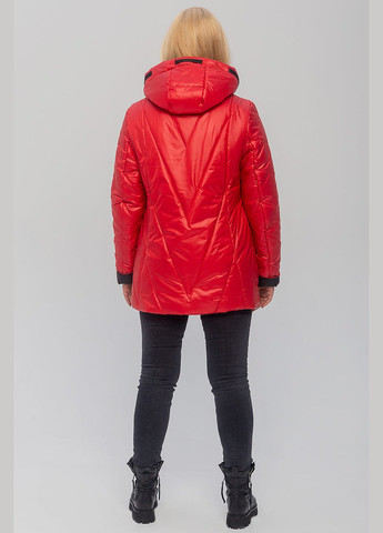 Красная демисезонная куртка диана (01104-yellow48) MioRichi