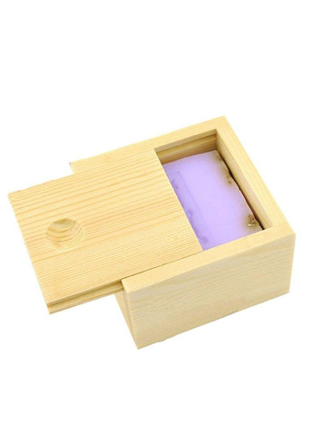 Подарункова коробка з дерева Брешіа 80х80х40 бланже (ПДУ-0009101) No Brand (328911127)