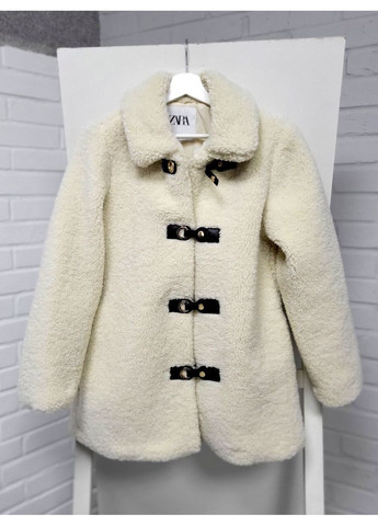 Еко шубка полупальто зі штучної овчини Zara (365060283)