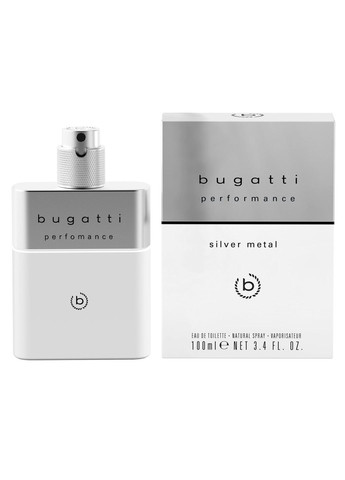 Туалетная вода для мужчин Perfomance Silver 100 мл Bugatti (351382341)