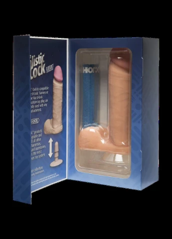 Фаллоимитатор из киберкожи The Realistic Cock 8 VacU-Lock (20.5*5.1см) Doc Johnson (315012573)