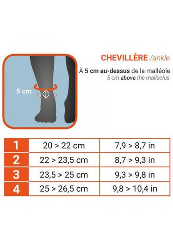 Компресійний Бандаж ГоленостопаTARMAK STRONG (Розмір 23.5-25см) Ліва/Права Нога Чорні TARMAK (348116968)