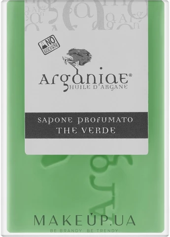 Мило натуральне "Зелений чай" Soap Grean Tea 100g (1262808-31512179) Arganiae (368649510)