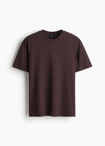 Сливовая футболка H&M regular fit