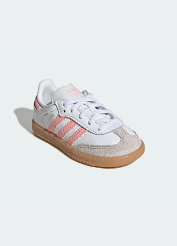 Білі всесезонні кросівки samba og kids adidas