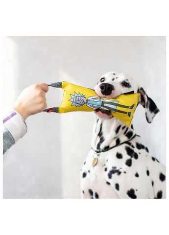 Игрушка для собак Fun "Год и Морти 2" с пискавкой M (630-0281) WAUDOG Fun "Рік і Морті 2" з пискавкою M (372111342)