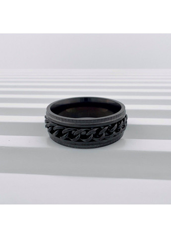 Кільце спінер з ланцюжком із нержавіючої медичної сталі RS-041 No Brand (299634594)