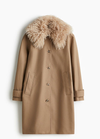 Бежеве демісезонне Пальто H&M