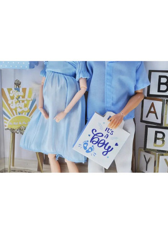 Куклы набор Кен и беременная Барби с ребенком пластик в ассортименте A811A/B No Brand Лял5978 (370651778)