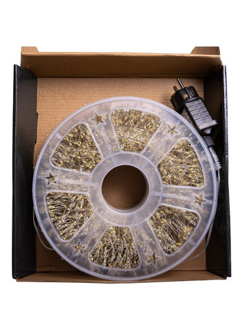 Новогодняя гирлянда Хвойная лапа 100 м 3000 LED белый провод Синее сияние D3000L100MWBL Garlando (367842982)