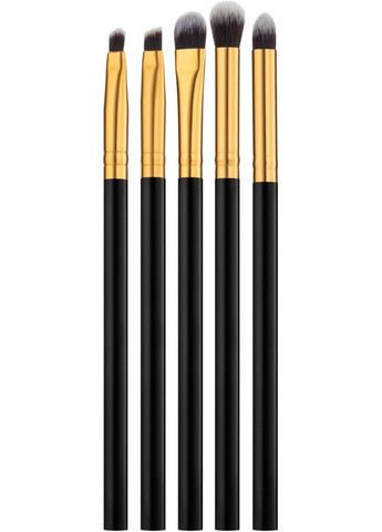 Набор кистей для макияжа 5в1, PF-82, черный 5шт (1000916-27055511) Puffic Fashion (368643938)