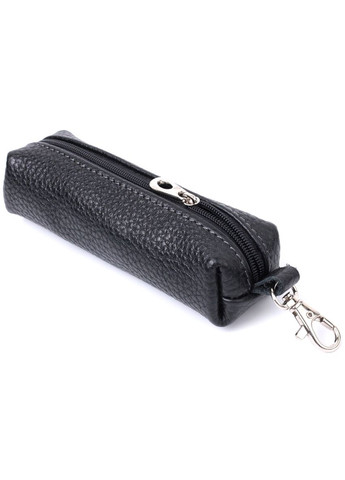 Містка ключниця унісекс з натуральної шкіри 16227 Чорна Shvigel (331907511)