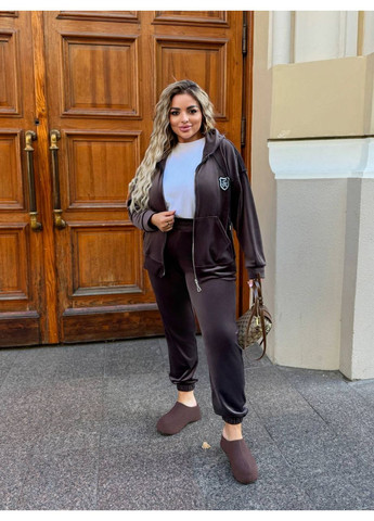 Женский костюм повседневный велюровый Style Point (356462094)