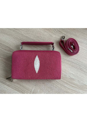 Женская сумочка клатч из кожи ската на двух молниях Ekzotic Leather (292305484)