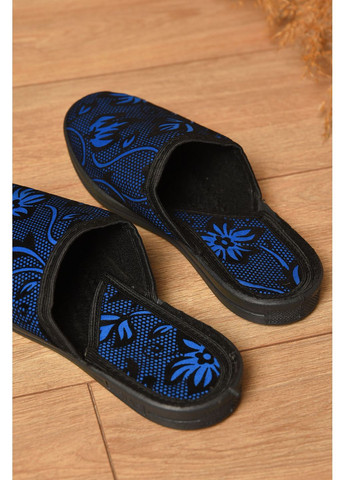 Синие тапочки женские синего цвета Let's Shop