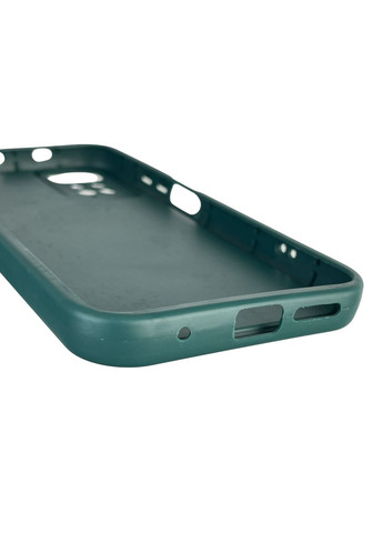 Чехол силиконовый Soft Touch с 3D принтом Майнкрафт для Redmi Note 11 темно-зеленый (Полная защита камеры) Xiaomi (373425023)