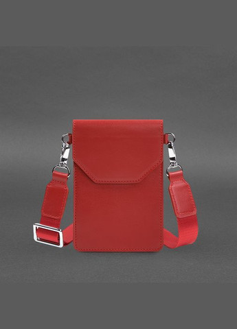 Кожаная сумка-чехол для телефона maxi Красная (A-028502) BlankNote (327874144)