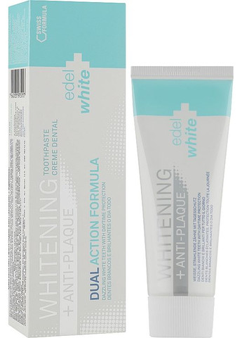 Зубная паста Anti-plaque+Whitening 75ml (125763-19578) Edel+White (368613253)
