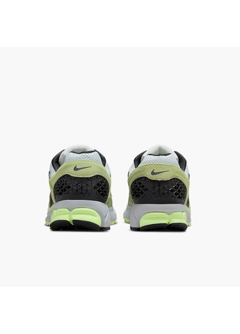 Білі всесезонні кросівки унісекс zoom vomero 5 white/green Nike