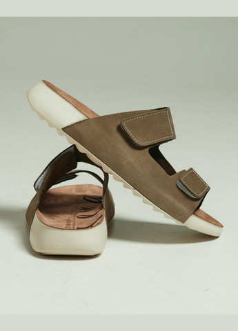 Шльопанці на липучці хакі нубук ALTURA (294817164)