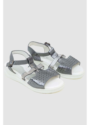 Серебряные босоножки для девочки Bee