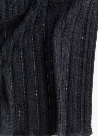 Черное кэжуал платье H&M однотонное