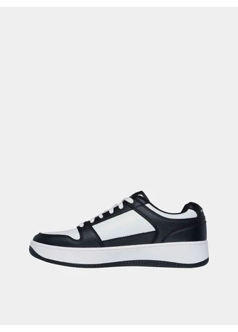 Кольорові кеди низькі 8972137 білий/чорний km5393 Skechers