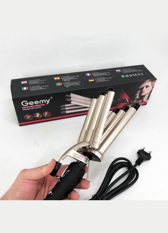 Плойка пять волн GM-2933, стайлер для завивки, стайлер для укладки, плойка для завивки Gemei (364664888)