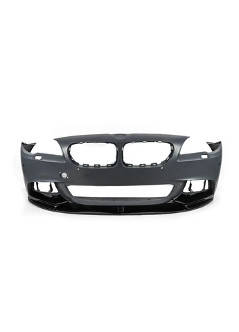 Накладка на передній бампер Lip V-1 (для M-Performance, чорний глянець) для БМВ 5 серія Ф10/Ф11 2010-2016 рр BMW (392167509)