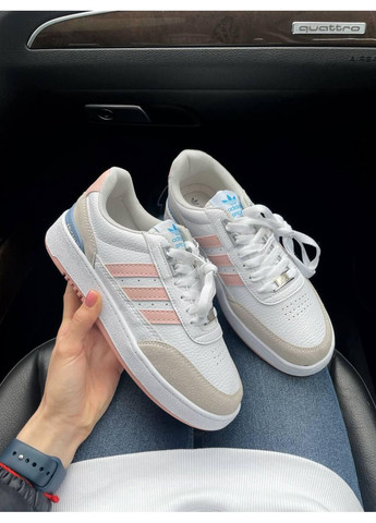 КРОССОВКИ ЖЕНСКИЕ ADIDAS SPICAN WHITE PINK АДИДАС No Brand розовые демисезоны (368885318)