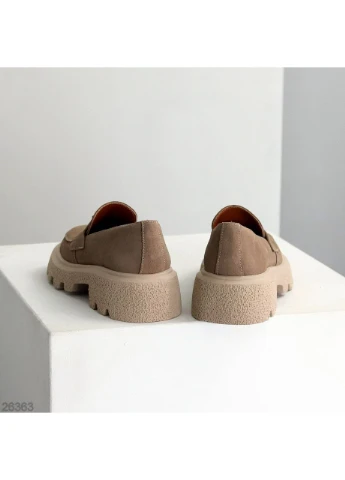 No Brand Лофери Enris коричневий з натуральна замша, — демісезон (378517788)