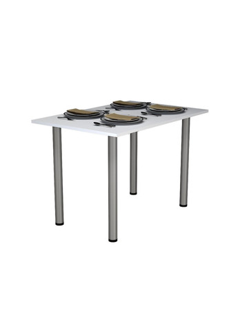 Стіл кухонний розбірний "Фуршет" Білий (1025x680x730) Білий Gamma Style (353497969)