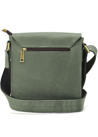 Мужская кожаная сумка через плечо RE30271-3md зеленая TARWA (300579226)