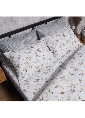 Комплект постільної білизни Бязь Gold Люкс «» Двоспальний 175х210 наволочки 2х70х70 (MS-820006797) Moon&Star Romantic Bloom (356115834)