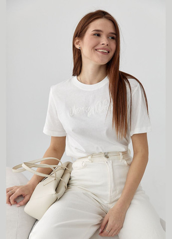 Футболка з написом Very Сhic з бісеру Lurex - (332200024)