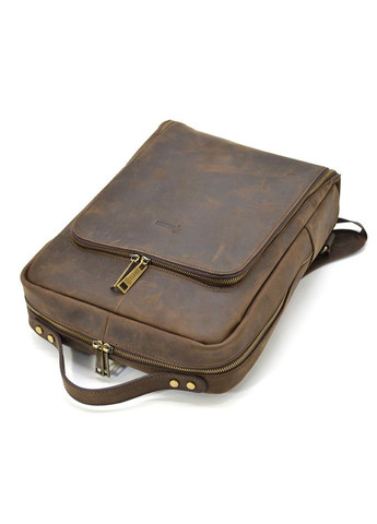 Шкіряний рюкзак для ноутбука 14" RC-1239-4lx коричнева crazy horse TARWA (298684070)