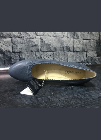 Caprice Стильные натуральные туфли синего цвета, Тм, Германия синий з натуральная кожа, — демисезон (308359801)