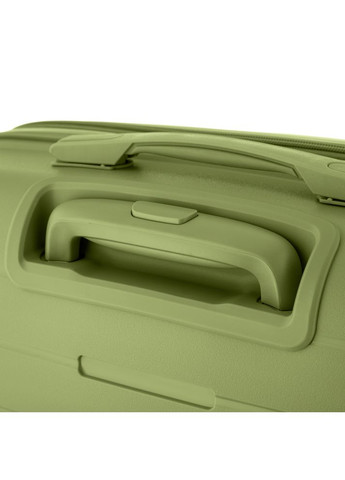 Валіза, Aero, поліпропілен, середня, 63/78 л, TSA, 4 колеса, EXP, оливково-зелений 2E (370616095)
