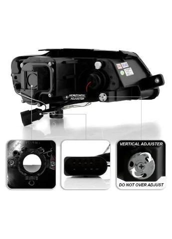Фары передние Volkswagen Passat B6 (LPVWC2) No Brand (381821961)