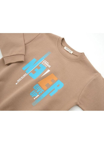 Спортивный костюм NEVER GIVE UP (19703-104B-beige) Breeze (300857558)