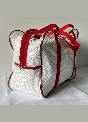 Сумка в роддом XL Прозрачный с красным (S0004) D'Alipuf Сумка в пологовий будинок (321965761)