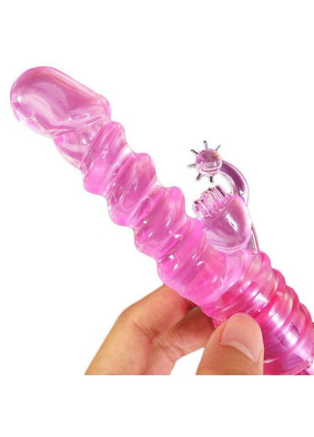 Фиолетовый вибратор С лубрикантом стимулятор точки G и клитора No Brand (340914575)