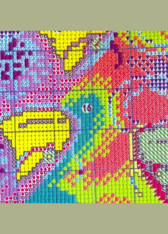 Набор для вышивания по нанесённой на канву схеме "Surplus year after 8". AIDA 14CT printed, 59*44 см Joy Sunday (313613481)