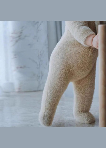 Детский теплый человечек+чепчик арт 7313 Бежевый No Brand (311682589)